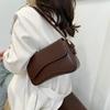 Flip Magnetic Buckle Shoulder Crossbody Bag for Work and Commuting, Fashiable and Simple Armpit Small Square Bag, Portable Acc