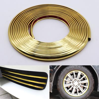 4M/8M Styling vozu Lišta nárazníku Lišta Ozdobná lišta Ochrana náboje kola Lepicí mřížka Impact Gold Dekorativní lišta Auto