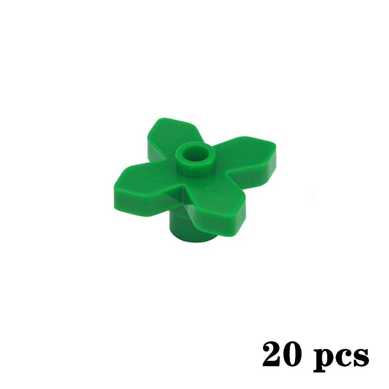 Locking creative Blocks MOC Parts Plant Tree Leaf Flower Rockery Building Block Coconut Tree Leaves 30176 3741 32607 For Friend