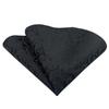 2025 Men's Versatile Floral Solid Color Polyester Pocket Square