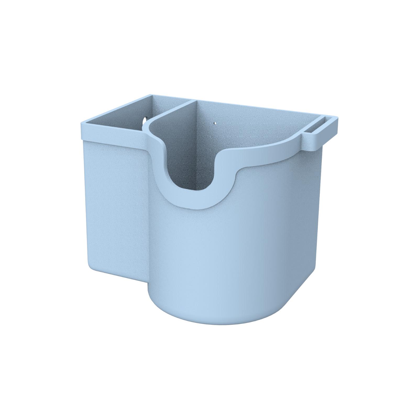 

Plastic Cup Holder with Divider and Handle for Car or Home Use Durable Organizer for Drinks and Small Items One Size синий