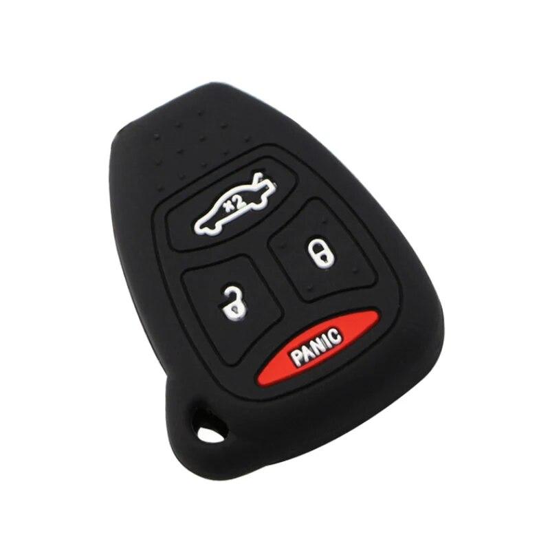Silicon Car Key Cover Case Holder for Jeep Compass Grand Cherokee Commande for Chrysler 300 Aspen for Dodge Dakota Durango