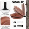 Birds Feeder Tray Birds Bath Tray Outdoor Garden Feeder Tray with Weather-proof Design Tree Mounted Birds Bath Station for Yard