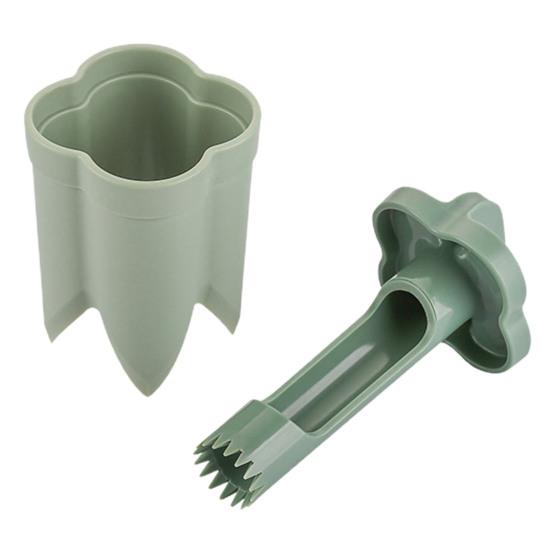Narzędzie do usuwania rdzenia pieprzu ostre ząbkowane 2 w 1 antypoślizgowe ergonomiczne oszczędzające pracę Heavy Duty Chili Jalapeno narzędzie do usuwania rdzenia gadżety kuchenne
