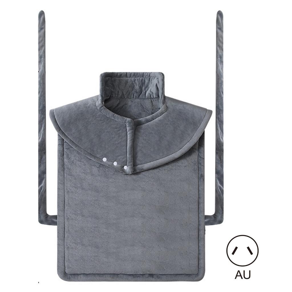 USB Electrically Heated Shoulder Pad with 9 Adjustable Heat Levels Heated Blanket for Neck and Shoulders Pain Relief