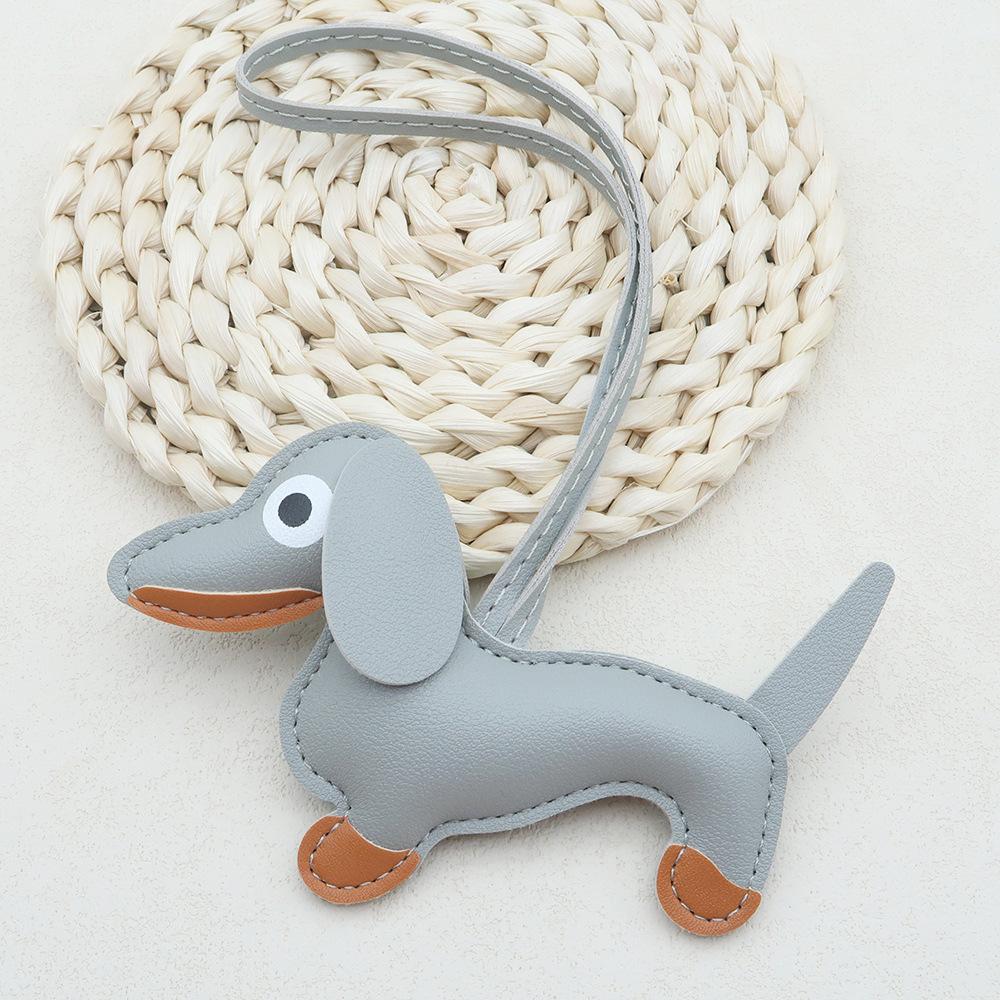 Dackel Cartoon Kreativer Welpen Tasche Anhänger DIY Handyhülle und Auto Zubehör