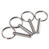 4 Pcs Quick Release Pin 1/4 Inch, Full 316 Stainless Steel, Bimini Top Pin, Marine Hardware, All Parts Are Made Of 316 Stainless