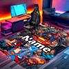 Custom Name Personalized Superman Print Carpet, Versatile Home Decor Rug, for Playroom, Apartment, Balcony, Entryway, Hallway Gift