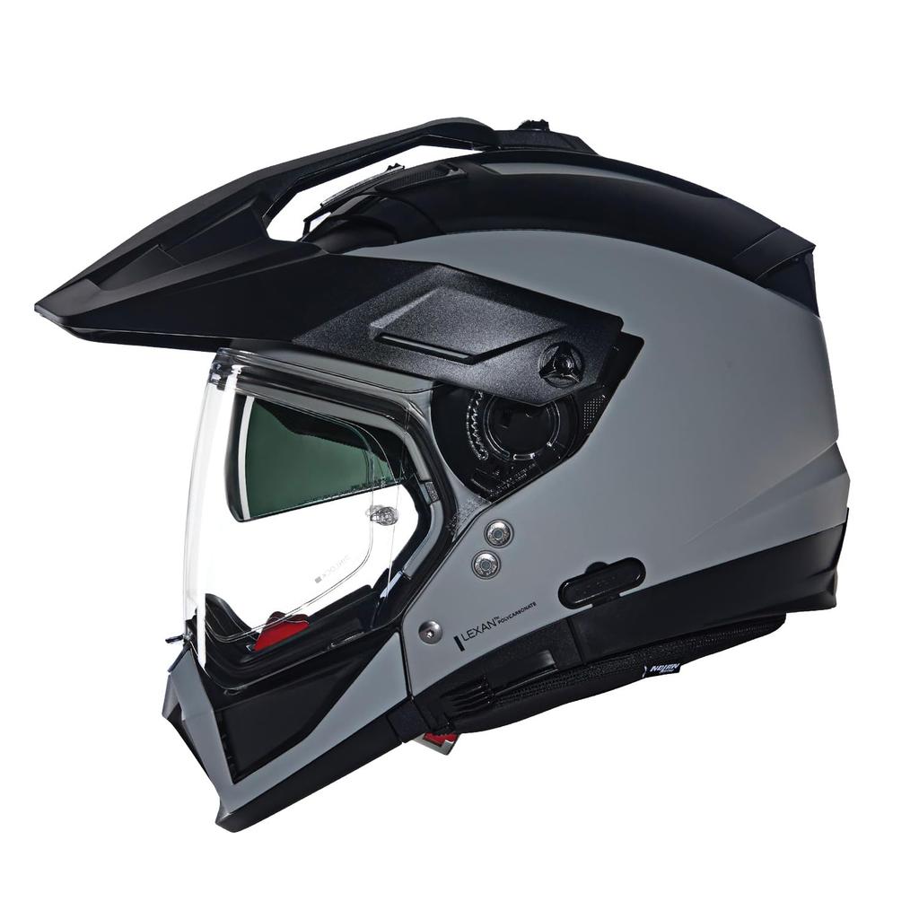 NOLAN N70-2X Classico (Flat Gray/304) Off-Road Motorcycle Helmet, Size L (59-60cm), 60408
