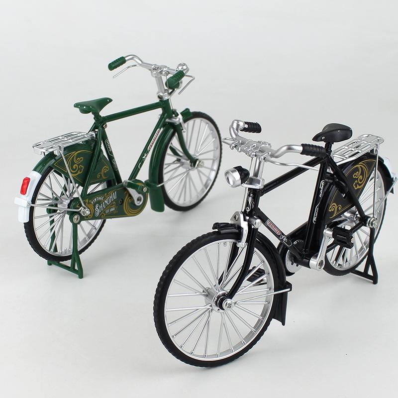 1:10 Mini Alloy Model Bicycle Diecast Metal Finger Mountain Racing Bike Adult Simulation Collection Gifts Toys Desktop Ornaments