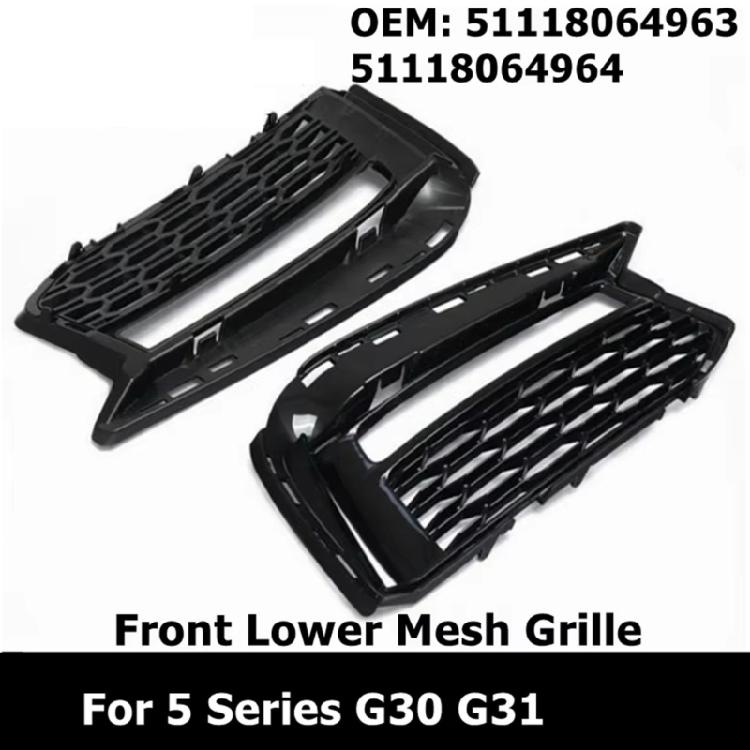 Skyddsgaller Insatser Set 51118064963 51118064964 Ersättning Vänster Höger Dimljusskydd Lämpligt för Bilar