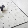 MORIPiLO Mickey Mouse Mat/Accent Rug (Disney Korean Ibul Style Beige) 100x195cm, Cute Large Merchandise, Disney Character, Morishita Pillows