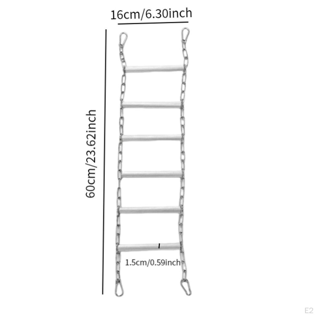 Bird Ladder Bridge Cage Accessories Parrot Playstand Climbing for Bluebirds