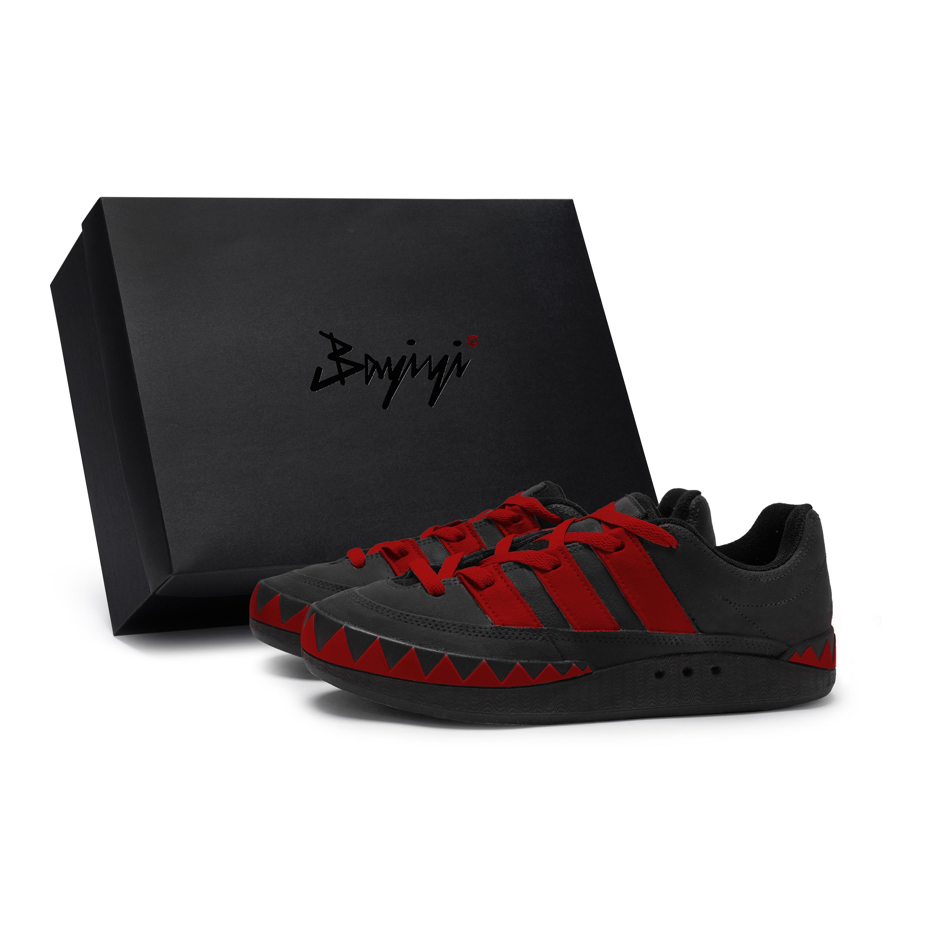 

Adidas Originals Adimatic 811 Manufacturing, Jade Sea Mystic Red, Special Shoe Box Low top Skateboard Shoes Unisex IE7363(Team80-S-BOX) 36⅔