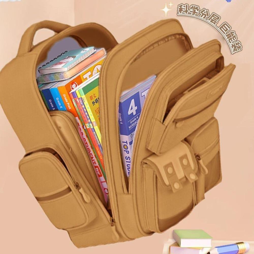 School Bag for Primary School Students, Children's Backpacks for Grades 1 To 6, Waterproof Large-capacity Backpacks