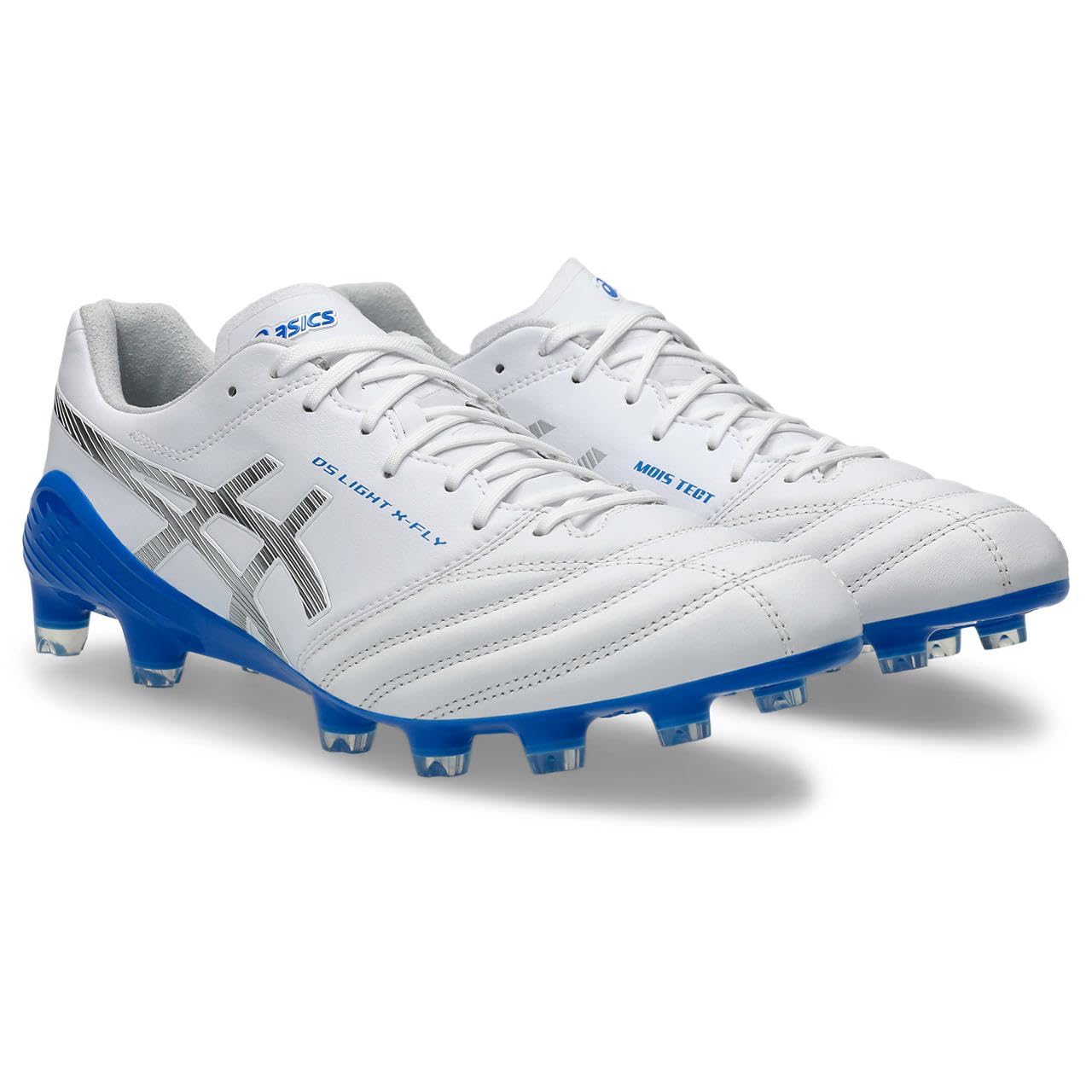 ASICS DS LIGHT 5 Soccer Cleats 1101A047 Size 106 cm 2E X-FLY Men s (White/Pure Silver) 27.0