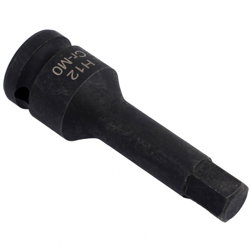 Steckschlüssel-Adapter Druckluftschrauber Schwarz Innensechskant Sechskant