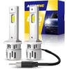 AUTOONE H1 LED Bulb, 800% Brighter, 5 Min Quick Tall, 20 Years Lifespan, No Flicker, 99% Compatibility, Pack Of 2