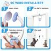 Interactive Cat Toys for Indoor Kittens & Adult USB Rechargeable Door Hanging Bouncing Mouse Teaser