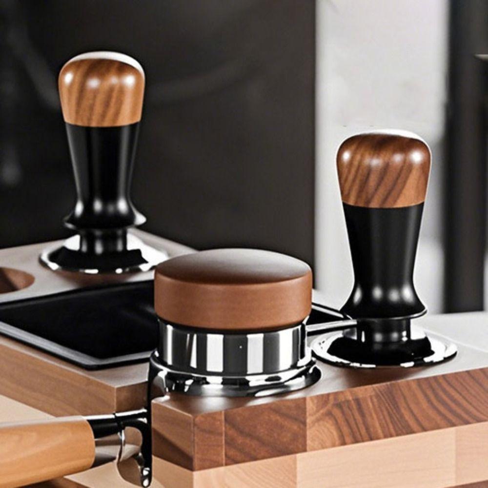 Flat/threaded Bottom Coffee Leveler 51/53/58MM Coffee Powder Press Coffee Tamper  Barista