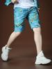 European Goods Classy Blue Casual Shorts Men's Summer Trendy 2025 New Arrival Beach Pants Men Sports Shorts