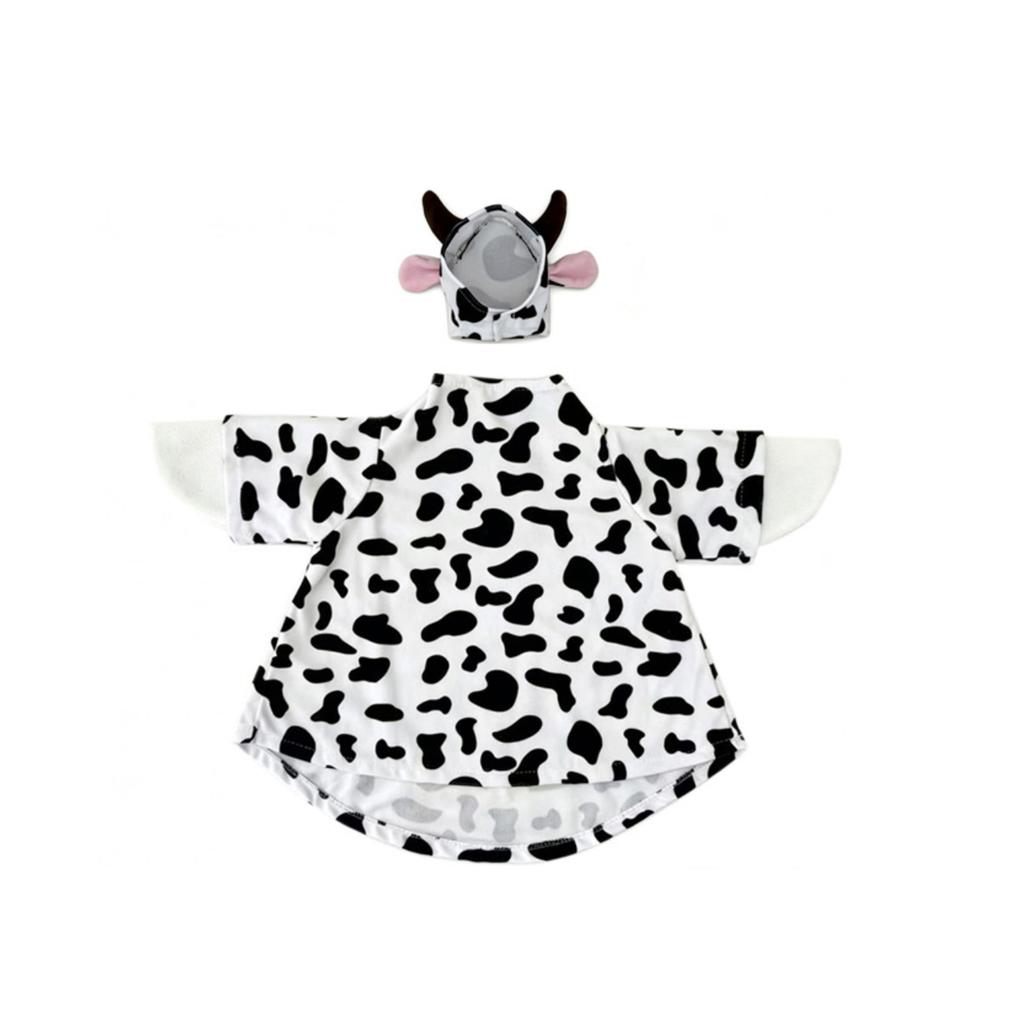 Cow Print Costume Set - Funny Clothing Outfit, Decoy Wear, Pet Costume ( Not Included)