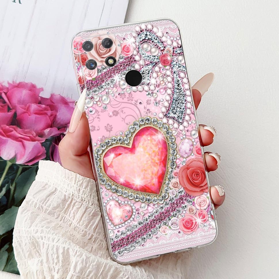 Soft Full RMX3430 Protective Cover For Realme Narzo 50A Casing Cat Pattern For Realme Narzo 50A Narzo50A Silicone Covers Case