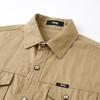 JEEP Men's Pure Cotton Short-Sleeve Casual Workwear Shirt