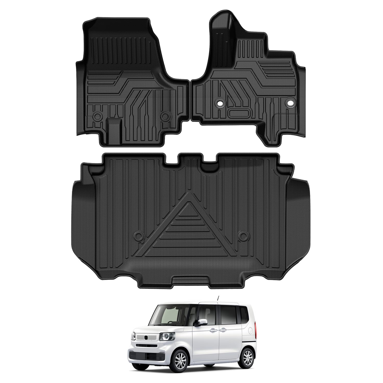 

Virauto Honda New JF5 JF6 JOY 3D Коврики для пола для 1-го и 2-го ряда 3-го поколения Изготовленный на заказ коврик для багажника Joy October Автомобильный коврик TPE Водонепроницаемый