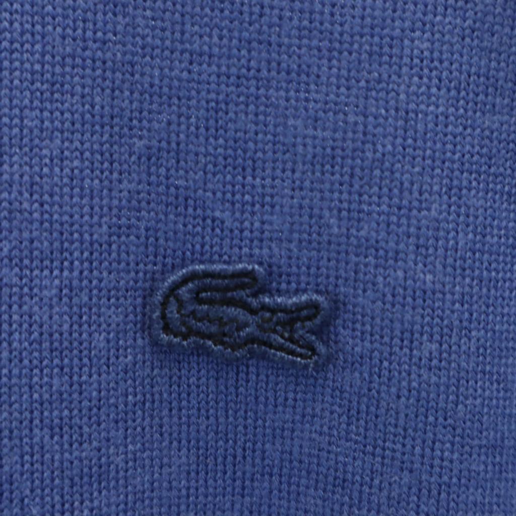 LACOSTE made in Japan Long sleeve knit 4 Blue Men's Used
