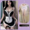 Passionate Lace Maid Roleplay Nightgown Set