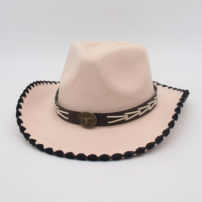 Tibetan Vacation Jazz Hat Direct Supply Top Hat Grassland Windproof Sun Protection Men'S And Women'S Hats Versatile Ethnic Style Jazz Hat