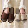 Non-Slip Disposable Linen Slippers for Hotels, Guesthouses, Beauty Salons, and Home Use