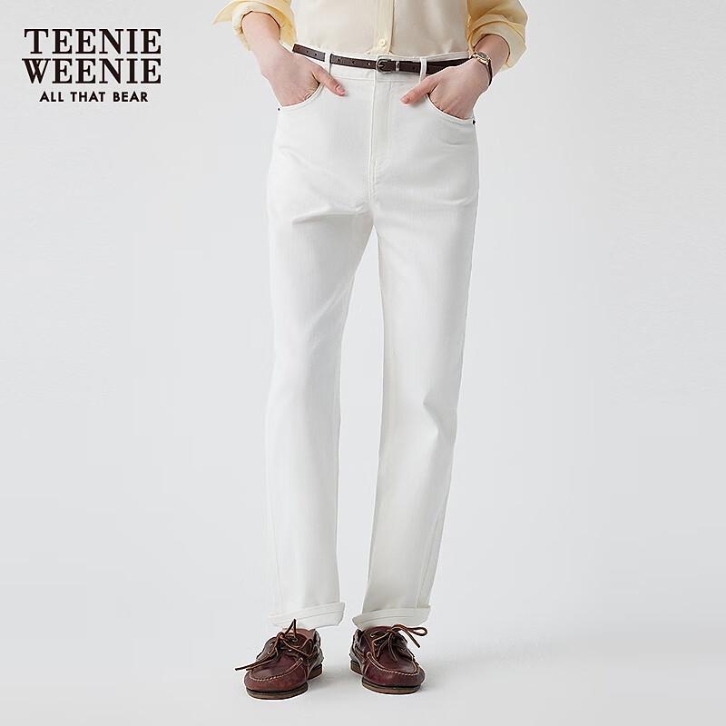 

Teenie Weenie Women s Summer Cool Feel Straight Jeans M