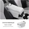 Zunjie S800 Armrest Box Pad with Tissue Box, Cup Holder, and Storage Bag for Car Interior Accessories.
