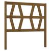 Headboard Honey Brown 81 X 4 X 100 Cm Solid Pine Wood