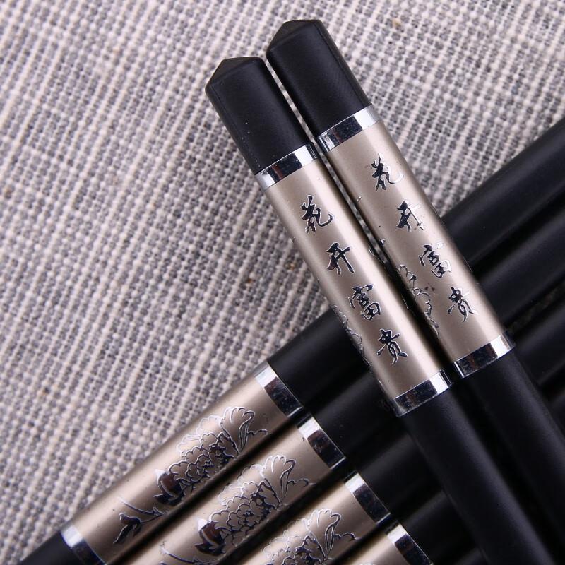 

Floral Prosperity Alloy Chopsticks