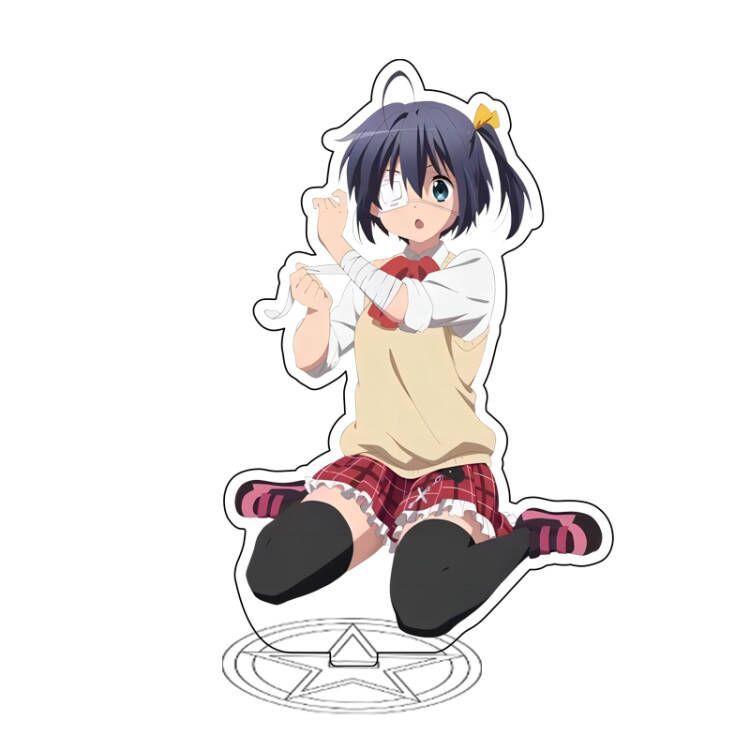 15cm Anime Take On Me Takanashi Rikka Acrylic Stand Action Figure Toy Figures Desktop Home Decoration