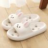 Cartoon Women Bathroom Slippers Cute Non-Slip Leaky Sandals Fashion Thick Bottom Slides Home Men Quick Drying Flip Flops
