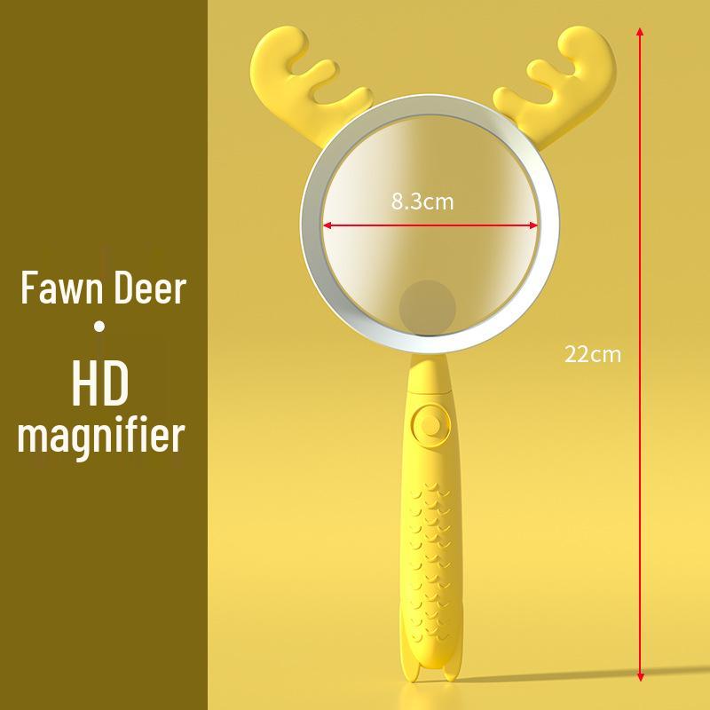 Kinder Cartoon Lupe: High-Definition, Sturzsicher, Handheld-Wissenschaftsspielzeug