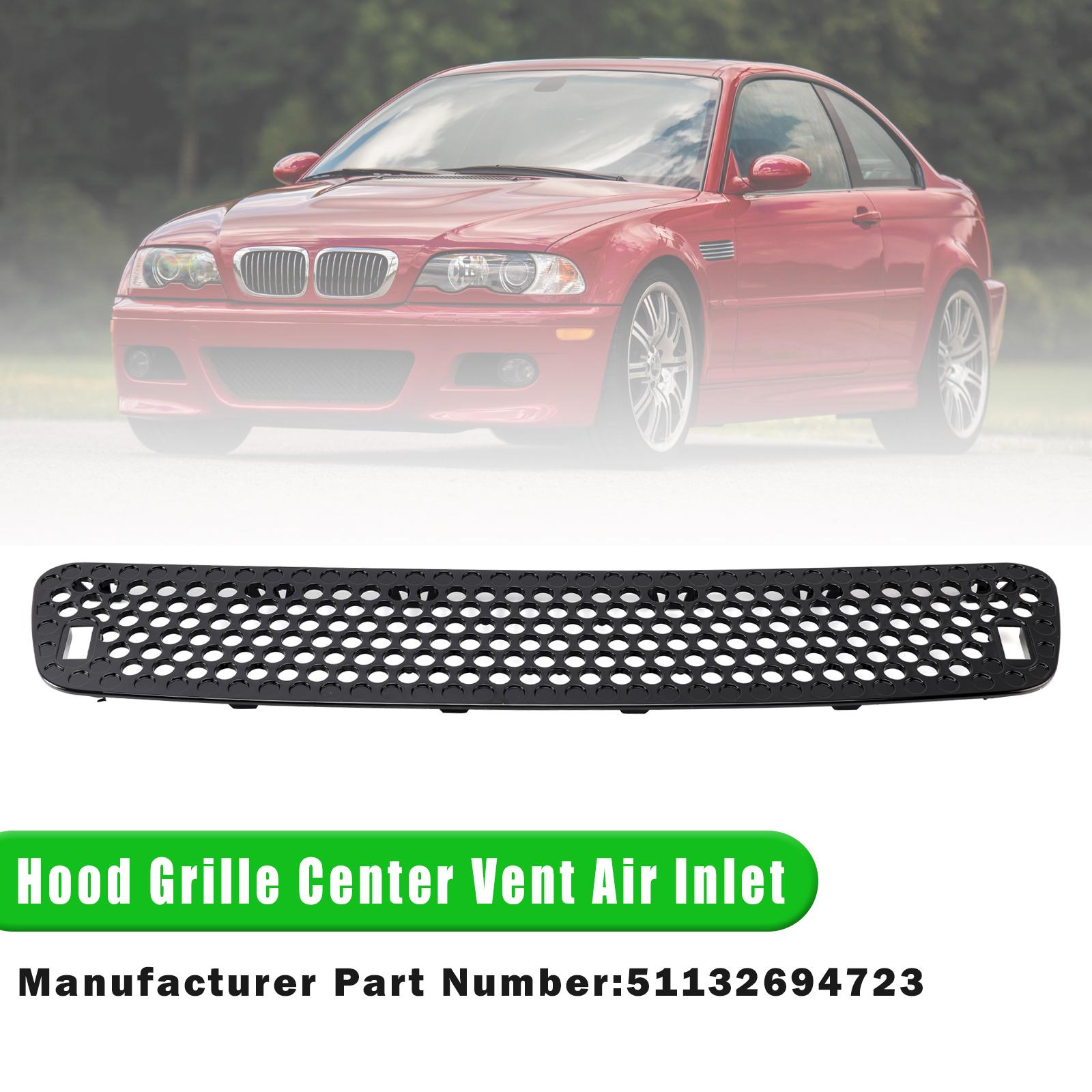 

Hood Grille Center Vent Air Inlet 51132694723 For BMW E46 M3 2001-2006
