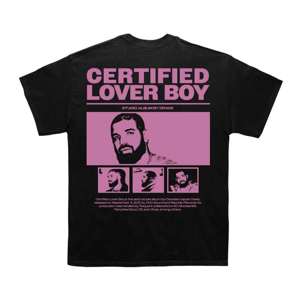 T-shirt Drake CLB Uomo Donna Streetwear Oversize Y2k Casual Larga Manica Corta Unisex Maglietta Abbigliamento Femminile Maschile
