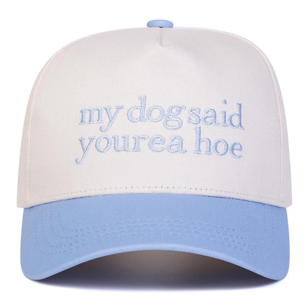 Unisex Yourea Hoe Letter Embroidery Baseball Caps Outdoor Adjustable Spring and Autumn Casual Sunscreen Hat