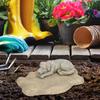 Pet Memorial Tombstone Imitation Stone Cat Dog Commemorative Resin Crafts Gravestone for Lawn Garden Outdoor Yard NEW