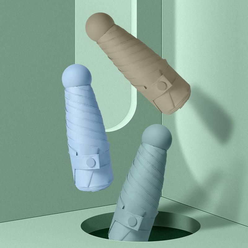 Mini Portable Pocket Umbrella Sun Umbrella Sun And Rain Dual-Use Sun Protection Creative Women's Sun Umbrella