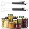 1/2 Pcs Adjustable Can Opener Stainless Steel Jar Opener Non-Slip Bottle Opener Multifunctional Manual Lid Opener for Seniors
