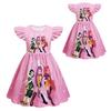 Girls Witch  Girls Flying Sleeves Children's Dress Children's A-line Skirt