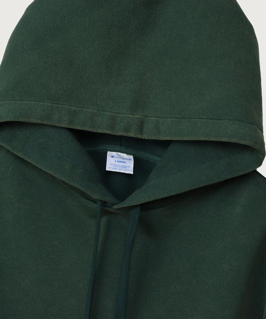 Jogtag Authentic Logo Oversized Hoodie Dark Green