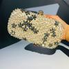 Pearl  Diamond Women Evening Bag Designer Crystal Wedding Bridal Clutches  Designer Female Shoulder Purses Handbags Dinner Bags
