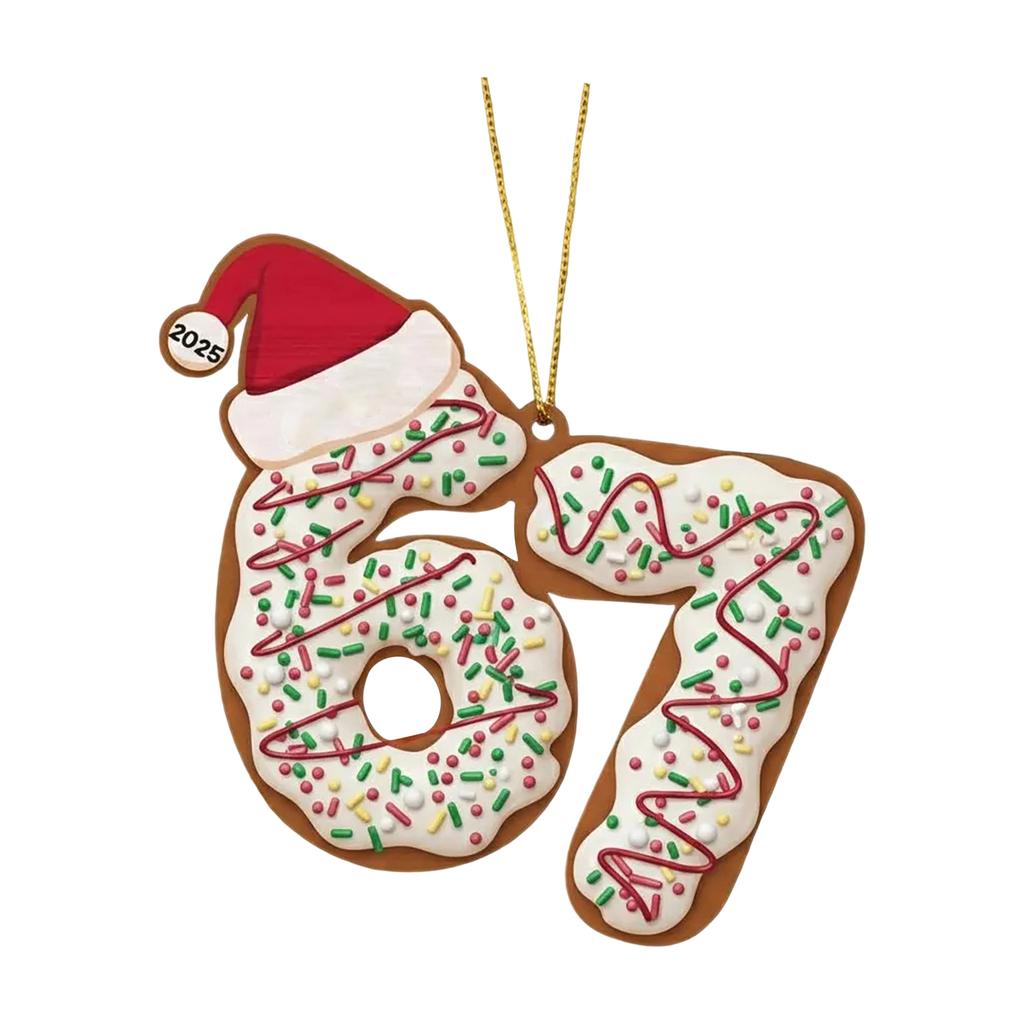 2D Weihnachtsbaum Anhänger, Acryl Anhänger, Weihnachts-Heimdekoration